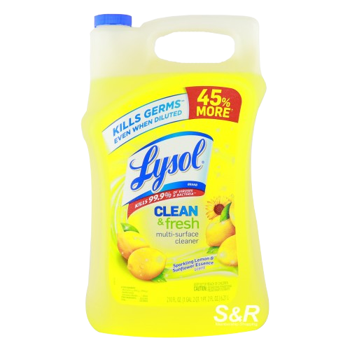 Clean and Fresh Multi-Surface Cleaner Lemon and Sunflower Essence Scent 6.21L