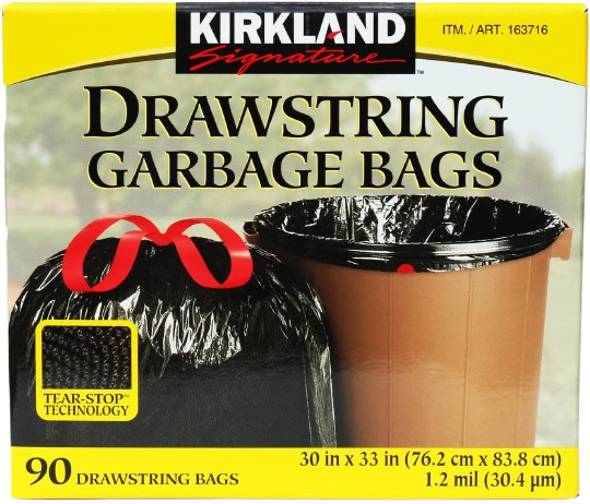 Kitchen Extra Large Drawstring Bags 90 Bags