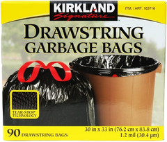 Kitchen Extra Large Drawstring Bags 90 Bags