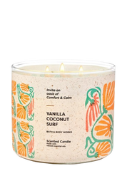 Vanilla Coconut Surf with Essential Oils Scented Candle 411g