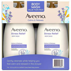 Aveeno Stress Relief Body Wash Calming Body Wash