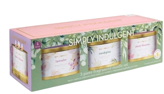 3 Piece Fragranced Candle Set