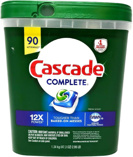 Platinum DishWasher Detergent Fresh Scent With Dawn 92 ActionPacks