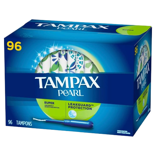 Pearl Super Absorbency Tampons 96 Count