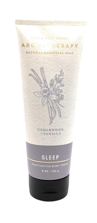 Aromatherapy Natural Essential Oils Cedarwood + Vanilla Sleep Moisturizing Body Cream 226g