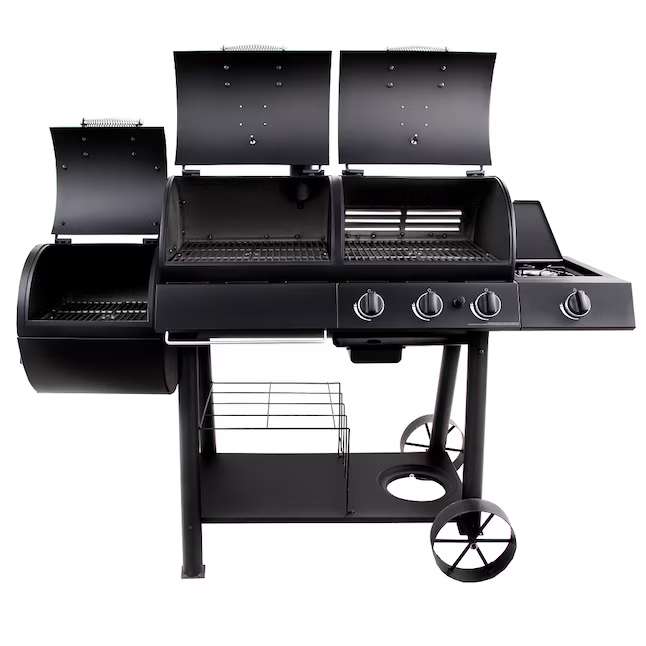 Joe's Longhorn Charcoal/Gas Grill and Smoker