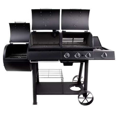 Joe's Longhorn Charcoal/Gas Grill and Smoker