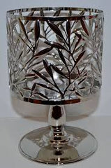 Vine Leaf Pedestal 3 Wick Candle Holder
