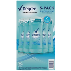 5-Pack Shower Clean Antiperspirant Deodorant 74g Each