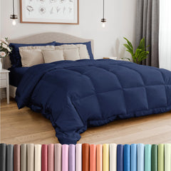 Down Alternative Comforter Set King K-Copen Blue ITM: 1277772