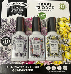 Toilet Spray New Fresh Scent Scent 3 Pack 510 Uses 100 ml Each