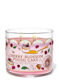 Cherry Blossom Pound Cake Scented Candle 411g