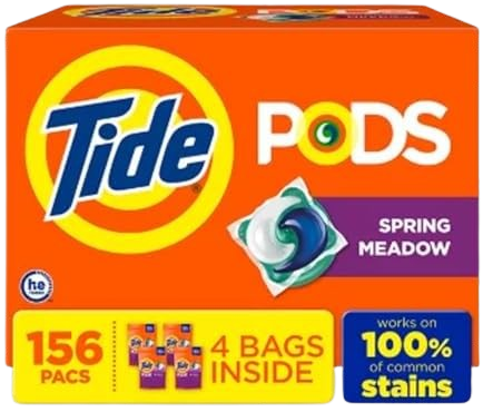 PODS  Detergent 156 Pack 4 Bags 924g Each