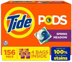 PODS  Detergent 156 Pack 4 Bags 924g Each