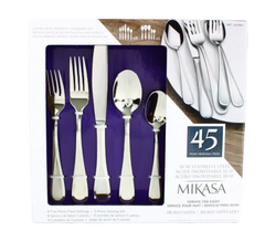 45 Piece 18/10 Stainless Steel Harmony