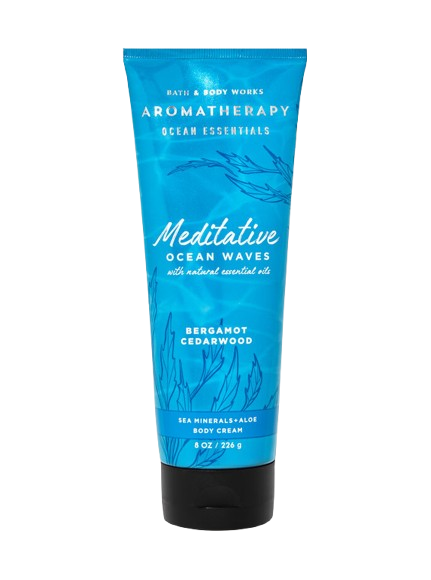 Aromatherapy Ocean Essentials Bergamot Cedarwood Sea Minerals + Aloe Body Cream 226g