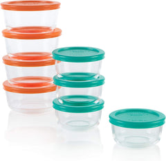 16 Piece Set Storage Containers with Lids