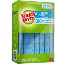 Zero scratch Scrub Sponges 24 Pack