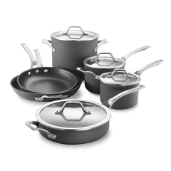 10pc Hard Anodized Nonstick Cookware Set
