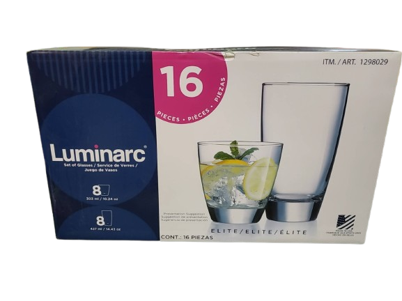 Set Of Glasses 16 Pieces