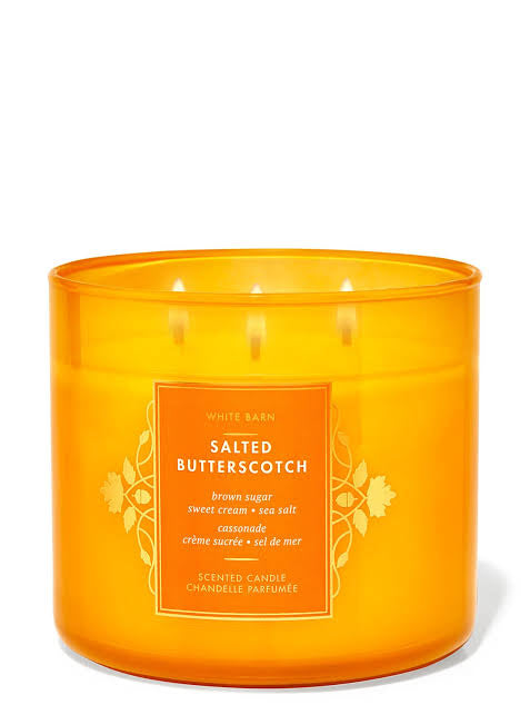 White Barn Salted Butterscotch scented candle 411g
