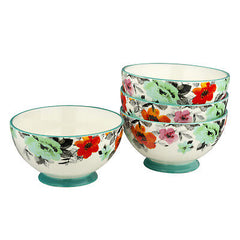 Flea Market Floral Till Footed Bowl