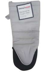 Neoprene Oven Mitt Silver