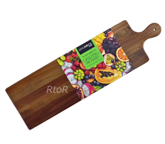 Acacia Grazing Board 80 cm By 22 cm By 2.4 cm