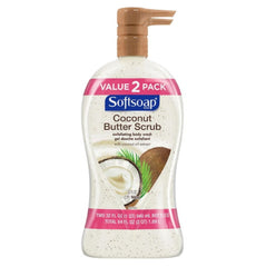 Coconut Butter Scrub Exfoaliating Body Wash Value 2 Pack 1.89 Liters
