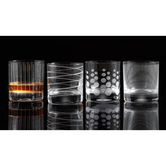 Double Old Fashioned Glasses 4 Pieces 462 ml