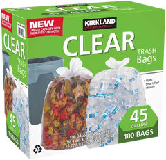 Clear Trash Bags 100 Bags