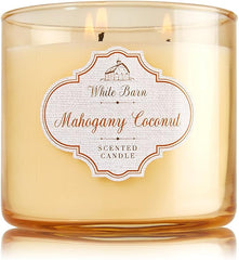 White Barn Mahogany Coconut Scented Candle 411g ITM: 3334M8GA