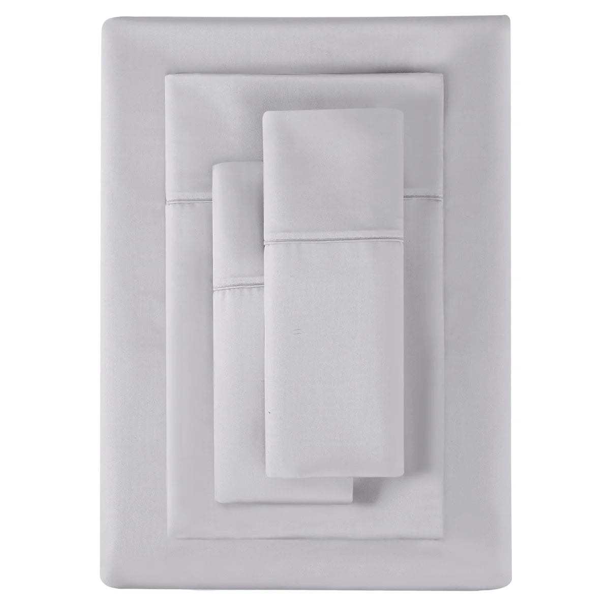 680 Thread Count 6-Piece Sheet Set King Size Alloy Gray