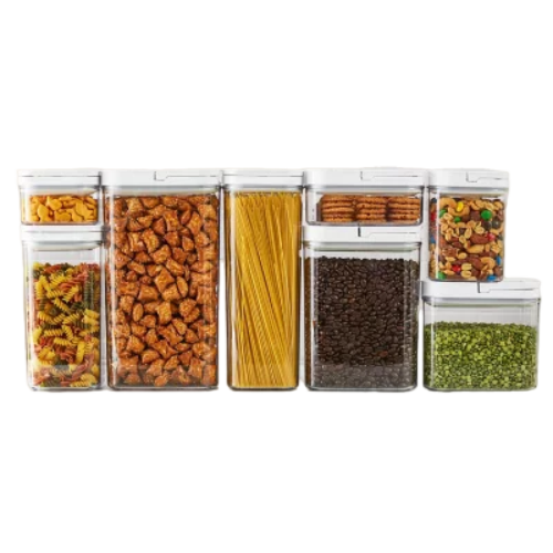 Fliplock Storage Containers Set of 8 With Lids