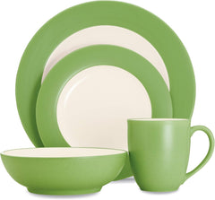 Noritake Green Apple 4 Piece Dinnerware Set
