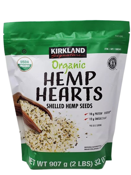 Organic Hemp Hearts Shelled Hemp Seeds 907g