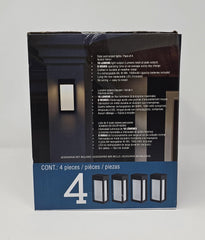 Naturally Solar Pack of 4 Solar Post Accent Lights