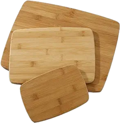 3pc Bamboo Cutting Board Set