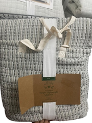 Yard-dyed Stripes Lightweight Quilt Set King Beetle