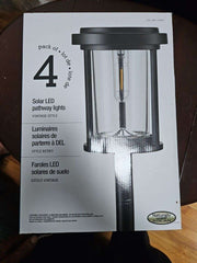 Naturally Solar Pack of 4 Solar LED Pathway Lights