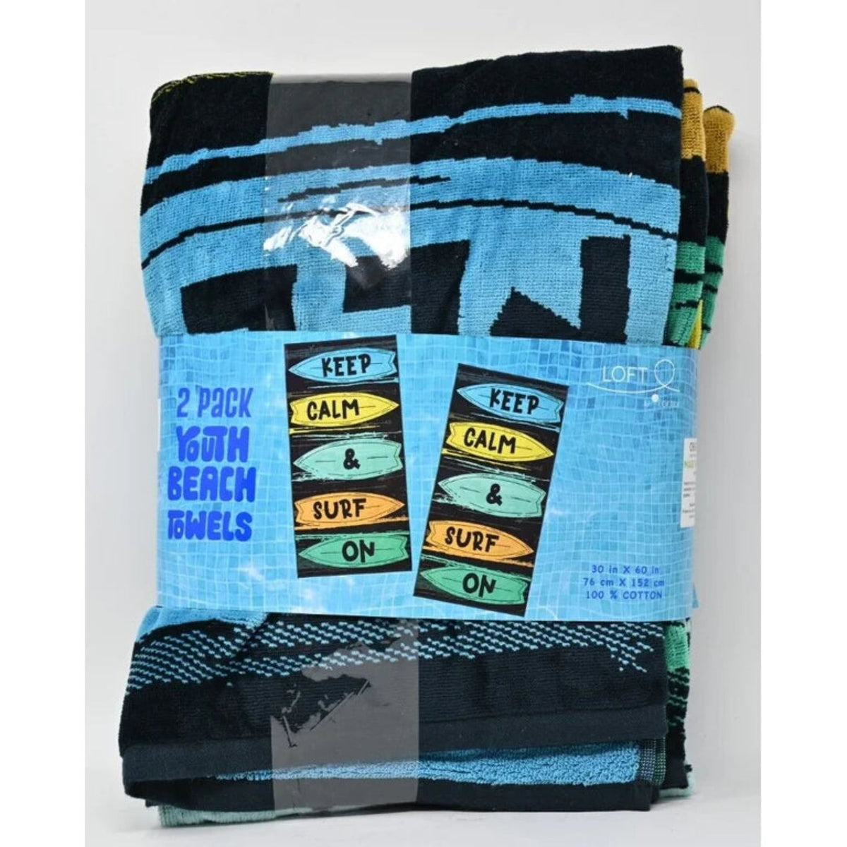 2 Pack Youth Beach Towels ITM: 1368771 Dino