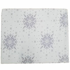 Heavyweight Flannel Sheet Set Queen Snowflake SS ITM: 21120
