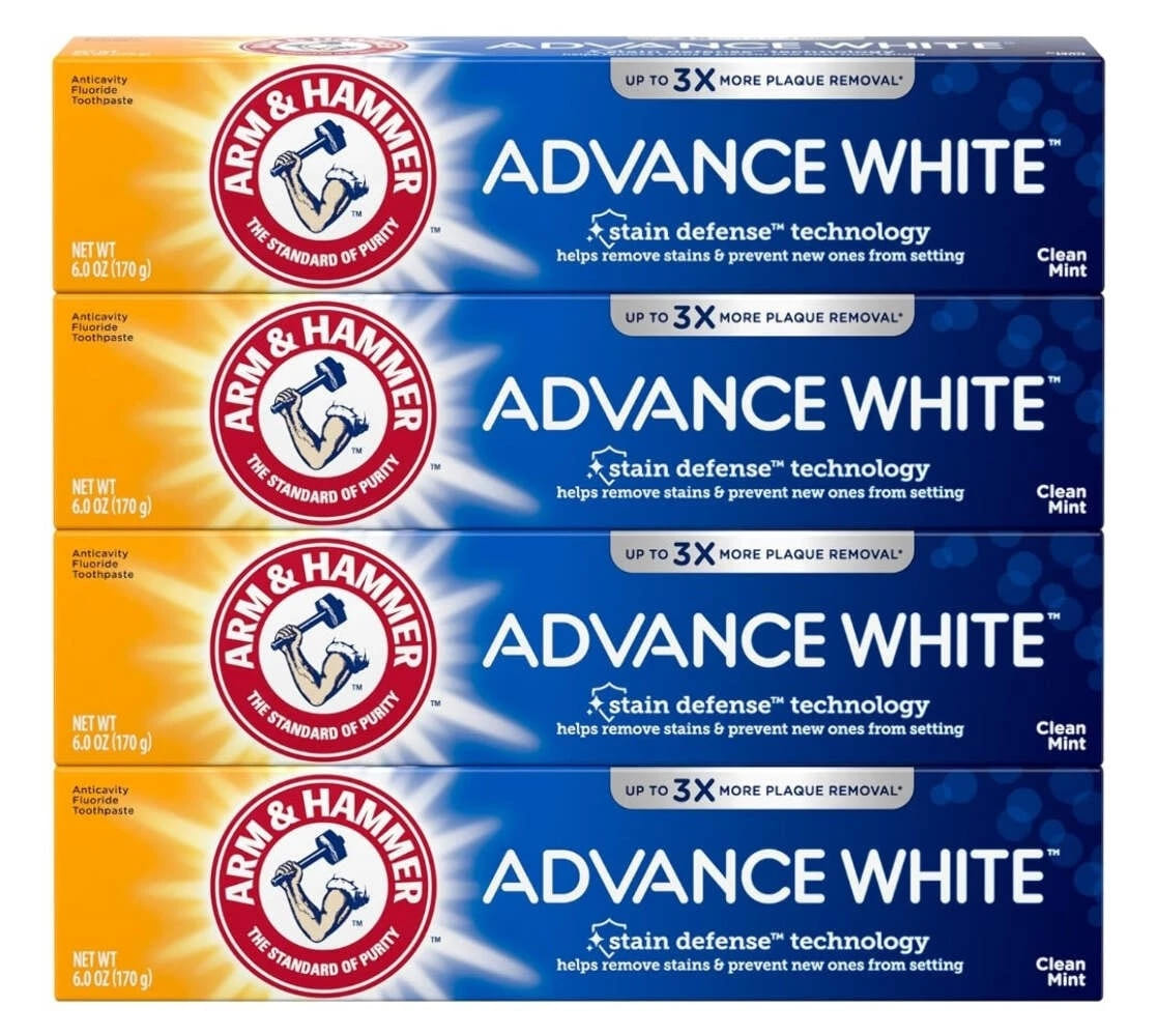 Advance White Toothpaste 4pk (816g each)