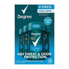 Cool Rush Antiperspirant Deodorants 4 Pack 76g Each