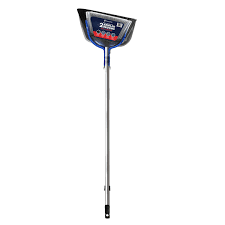 Indoor and Outdoor Angled Broom With Dustpan