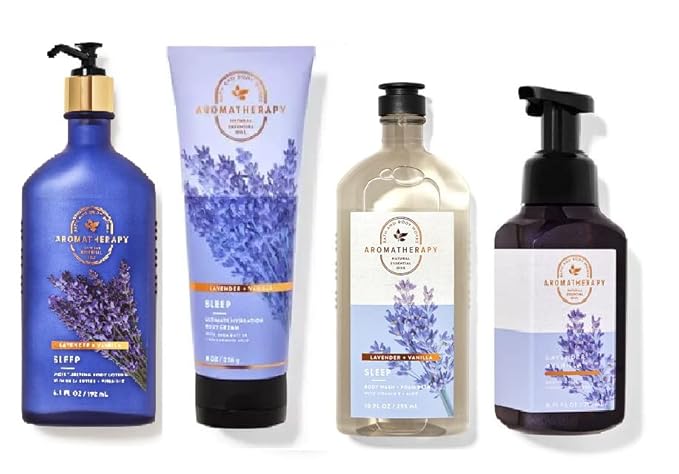 Aromatherapy Lavender + Vanilla Sleep Body Wash + Foam Bath With Vitamin E + Aloe 295ml