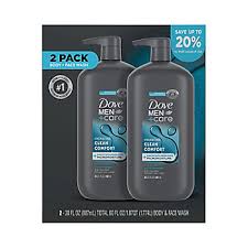 Men+ Care Clean Comfort Body & Face Wash, 2 pk