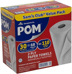 30 Rolls Paper Towels