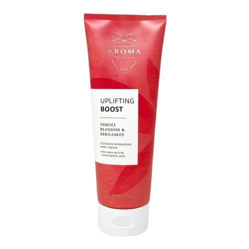 Aroma  Uplifting Boost Neroli Blossom & Bergamot Ultimate Hydration Body Cream with Shea Butter + Hyaluronic Acid 226g
