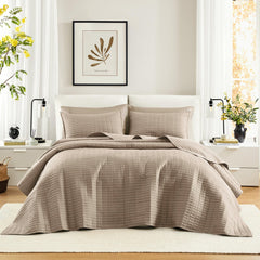 Coverlet Casually Refined Rice light Taupe King